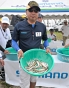 田中義一選手も良型混じりで合計771グラム釣りあげ、第１試合はCブロック１位。