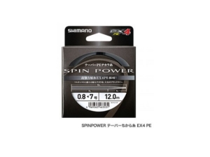 SHIMANO SPINPOWER テーパーちから糸 EX4 PE 