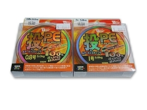 GLIDE MASTER 遠投4色200M PE線